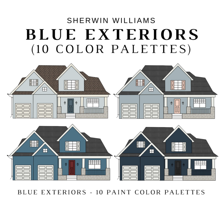 Sherwin Williams BLUE EXTERIORS