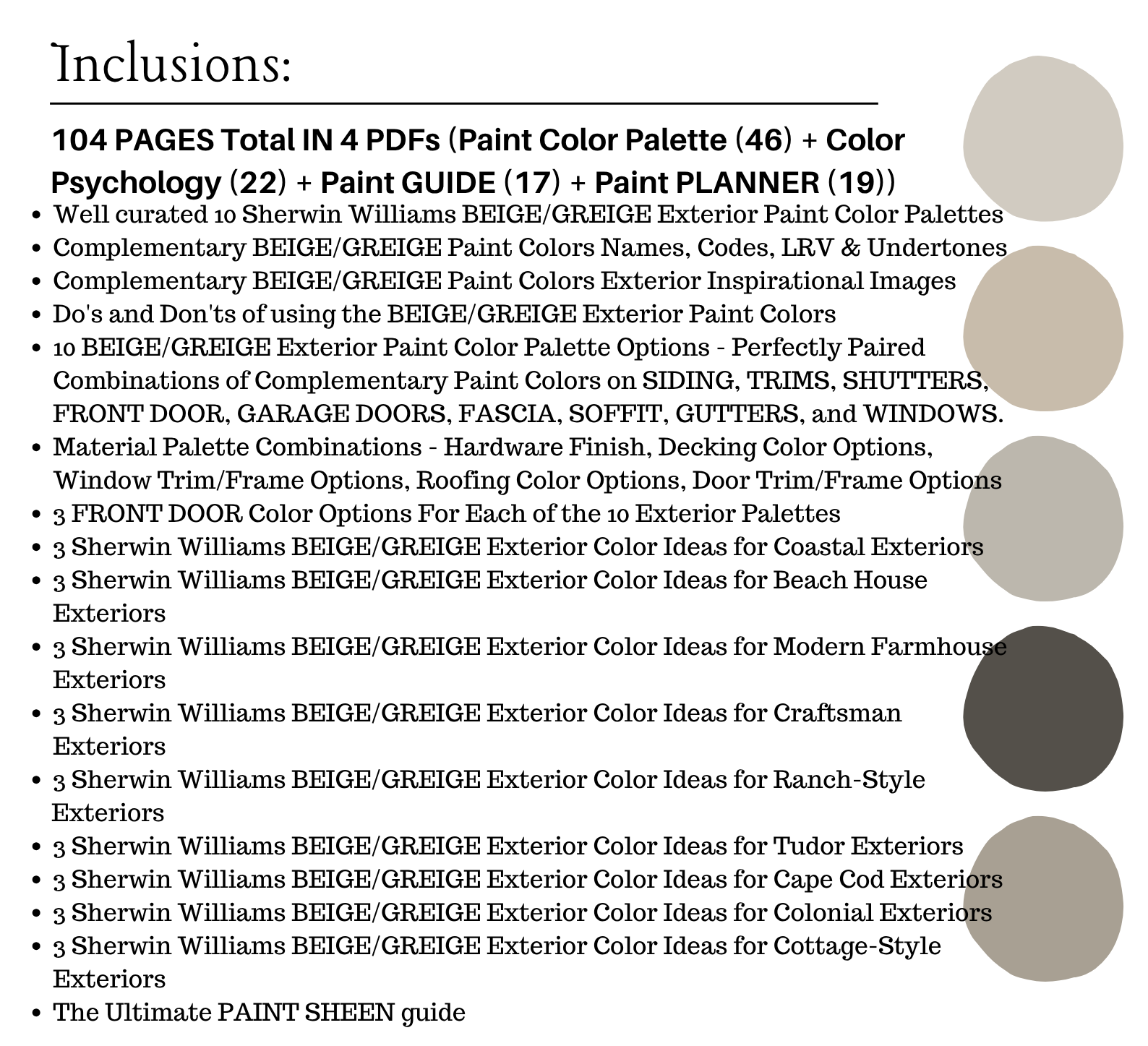 Sherwin Williams Beige Exteriors