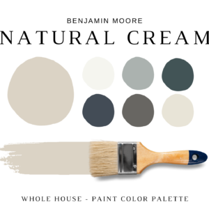 Benjamin Moore NATURAL CREAM Color Palette