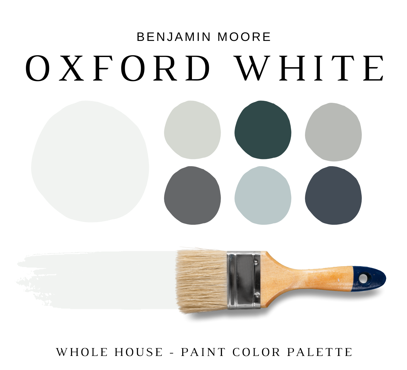 Benjamin Moore Oxford White Color Palette Nish