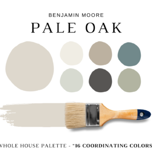 Benjamin Moore PALE OAK Color Palette