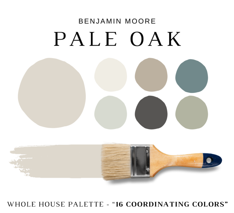 Benjamin Moore PALE OAK Color Palette