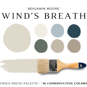 Benjamin Moore WIND'S BREATH Color Palette