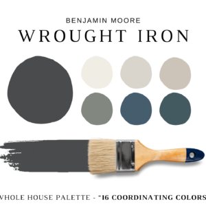Benjamin Moore WROUGHT IRON Color Palette