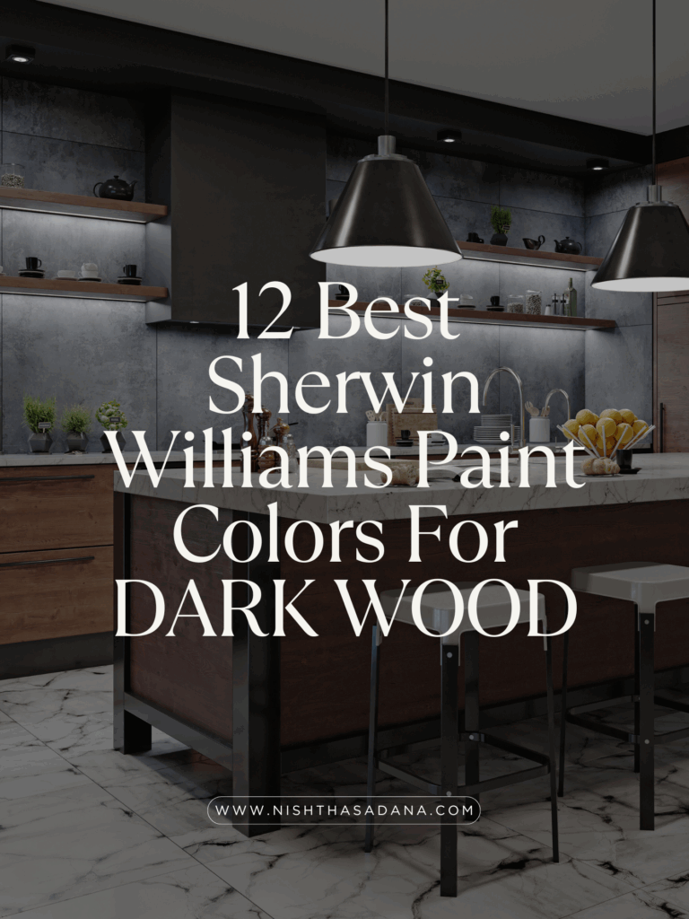 sherwin williams paint colors for dark wood