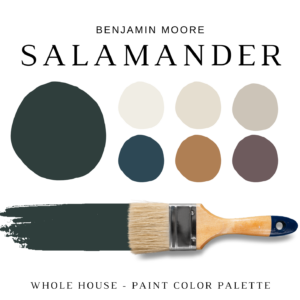 Benjamin Moore SALAMANDER Color Palette