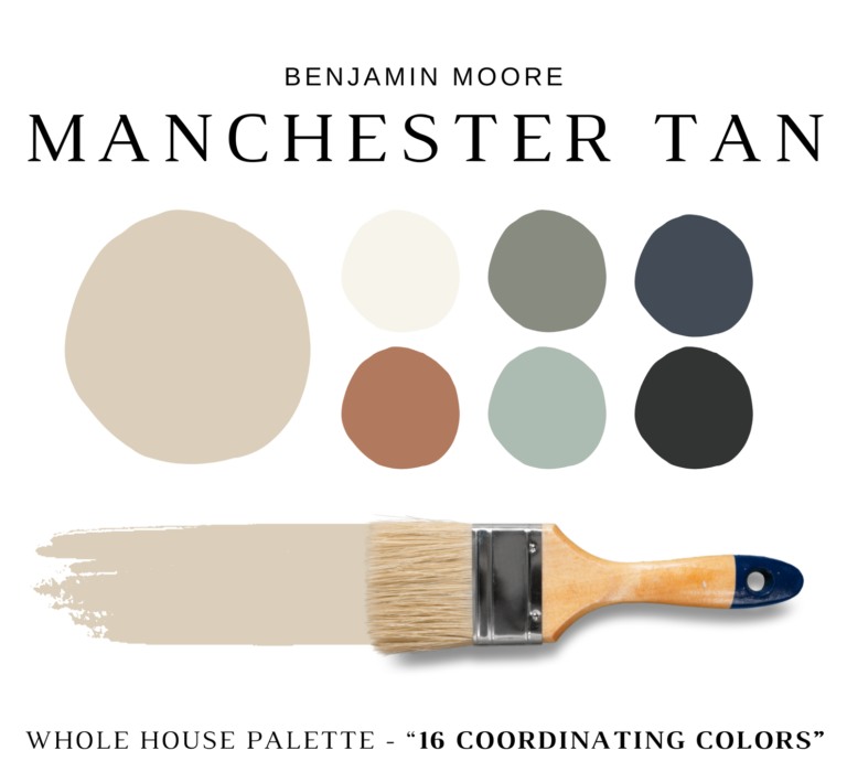 Benjamin Moore MANCHESTER TAN Color Palette
