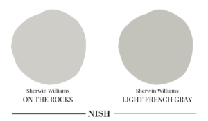 Sherwin-williams-light-french-gray-vs-on-the-rocks