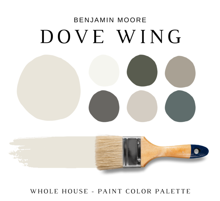 Benjamin Moore DOVE WING Color Palette