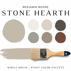 Benjamin Moore STONE HEARTH Color Palette