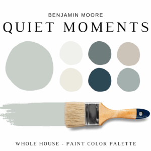 Benjamin Moore QUIET MOMENTS Color Palette
