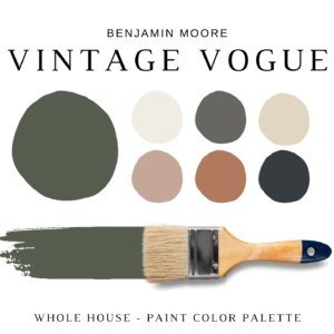 Benjamin Moore VINTAGE VOGUE Color Palette