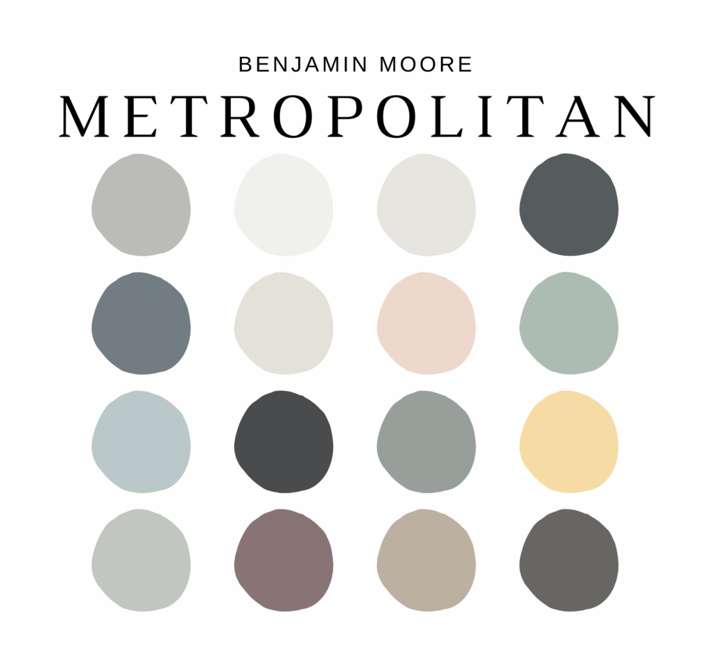 Metropolitan Color Benjamin Moore METROPOLITAN Color Palette - NISH