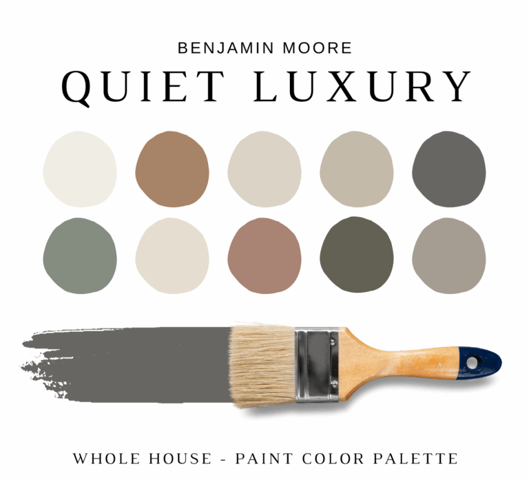 Benjamin Moore QUIET LUXURY Color Palette