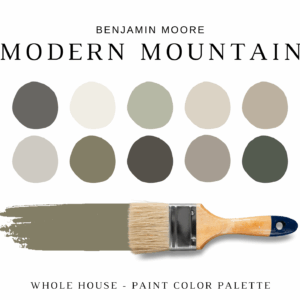 Benjamin Moore MODERN MOUNTAIN Color Palette