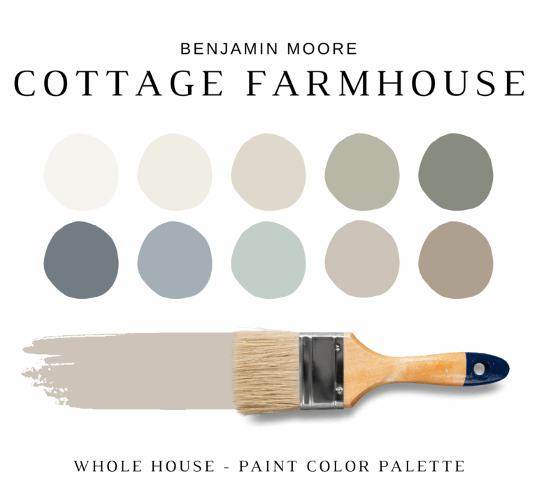 Benjamin Moore COTTAGE FARMHOUSE Color Palette
