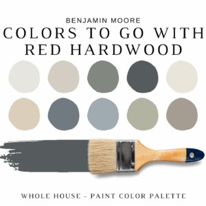 Benjamin Moore RED HARDWOOD Color Palette