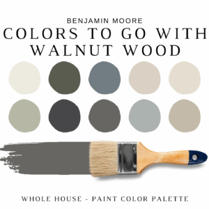Benjamin Moore WALNUT WOOD Color Palette