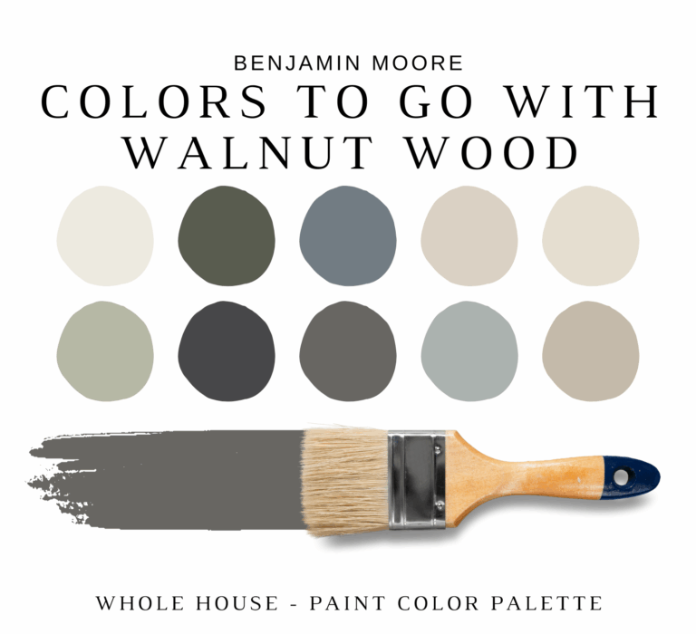 Benjamin Moore WALNUT WOOD Color Palette