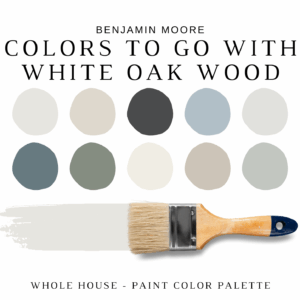 Benjamin Moore WHITE HARDWOOD Color Palette