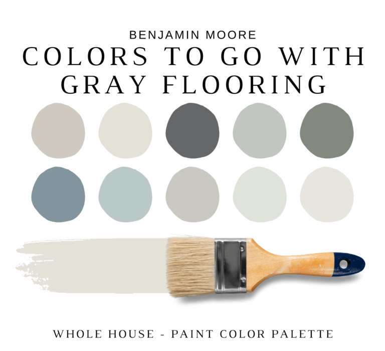 Benjamin Moore GRAY HARDWOOD Color Palette