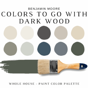 Benjamin Moore DARK HARDWOOD Color Palette