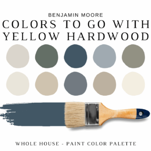 Benjamin Moore WHITE HARDWOOD Color Palette