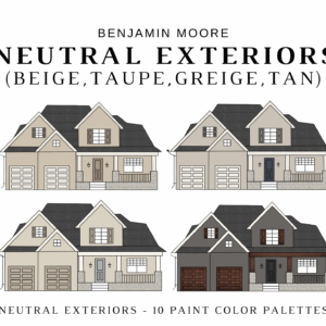 Benjamin Moore BEIGE EXTERIORS Color Palette