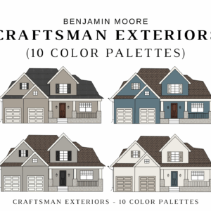 Benjamin Moore CRAFTSMAN EXTERIORS Color Palette