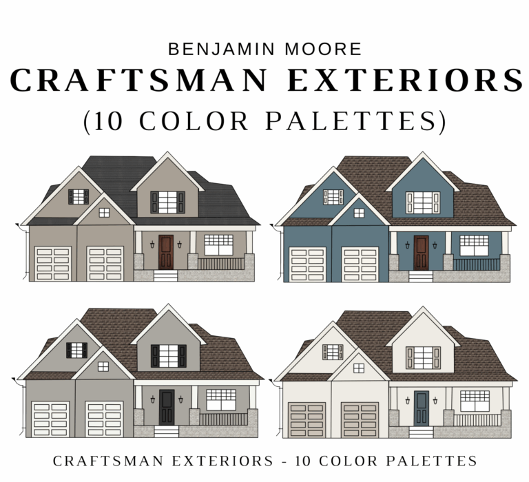 Benjamin Moore CRAFTSMAN EXTERIORS Color Palette