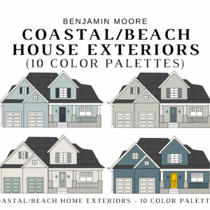 Benjamin Moore COASTAL EXTERIORS Color Palette