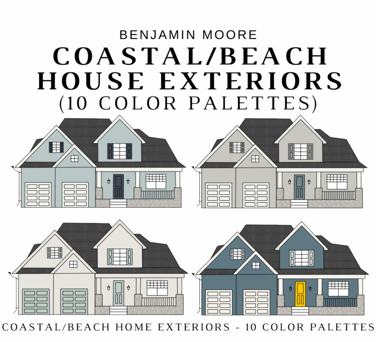 Benjamin Moore COASTAL EXTERIORS Color Palette