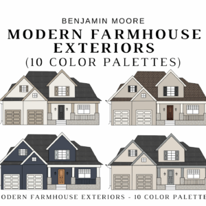 Benjamin Moore MODERN FARMHOUSE EXTERIORS Color Palette