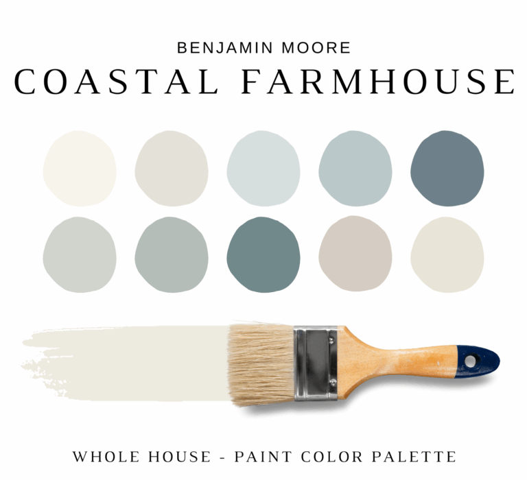 Benjamin Moore COASTAL FARMHOUSE Color Palette