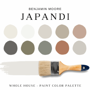 Benjamin Moore JAPANDI Color Palette