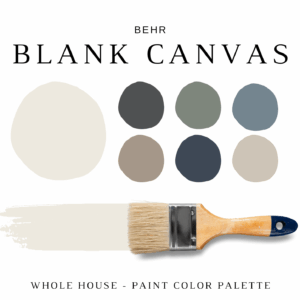 Behr BLANK CANVAS Color Palette