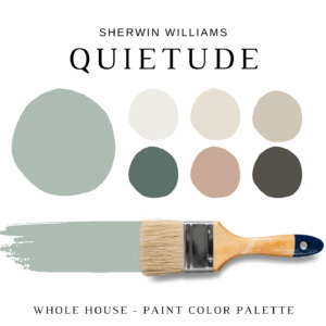 Sherwin Williams QUIETUDE Color Palette