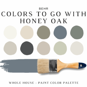 Behr Paint Colors That Go With HONEY OAK