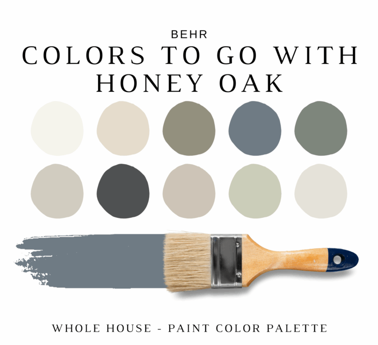 Behr Paint Colors That Go With HONEY OAK