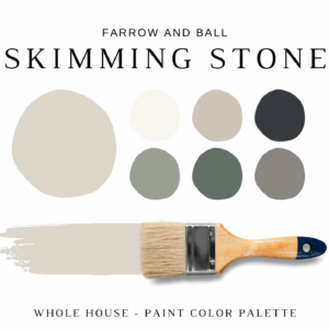 Farrow and Ball SKIMMING STONE Color Palette