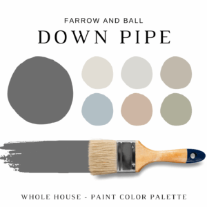 Farrow and Ball DOWN PIPE Color Palette