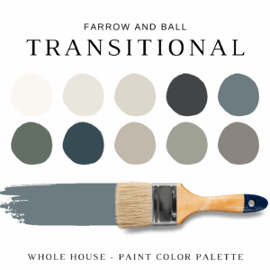 Farrow and Ball TRANSITIONAL Color Palette