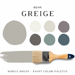 Behr GREIGE Color Palette