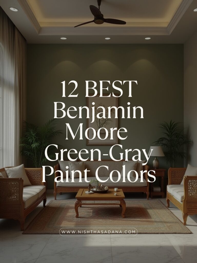 benjamin moore green-gray PAINT COLORS