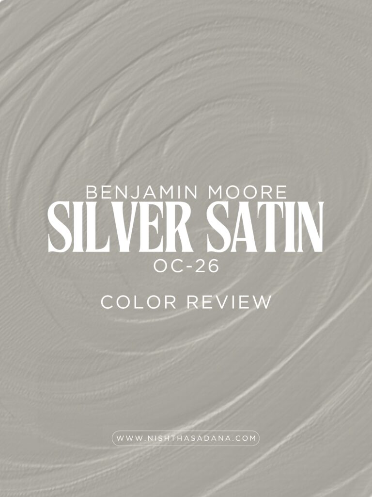 benjamin moore silver satin