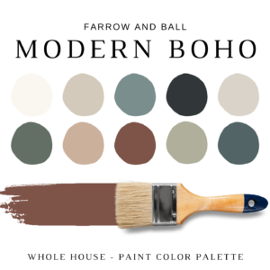 Farrow and Ball MODERN BOHO COLOR PALETTE