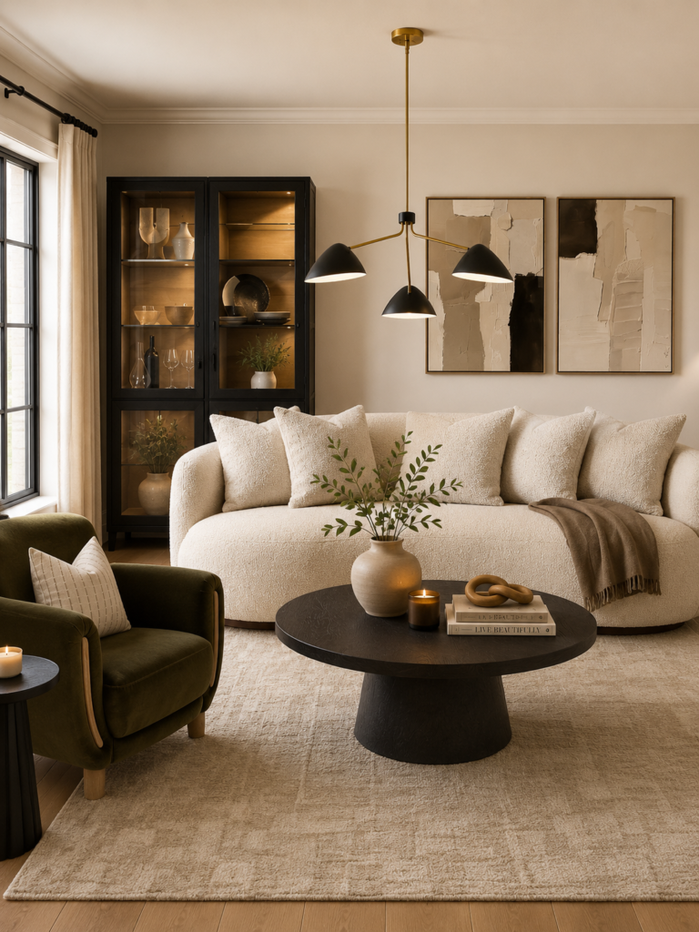 Modern Transitional Living Room