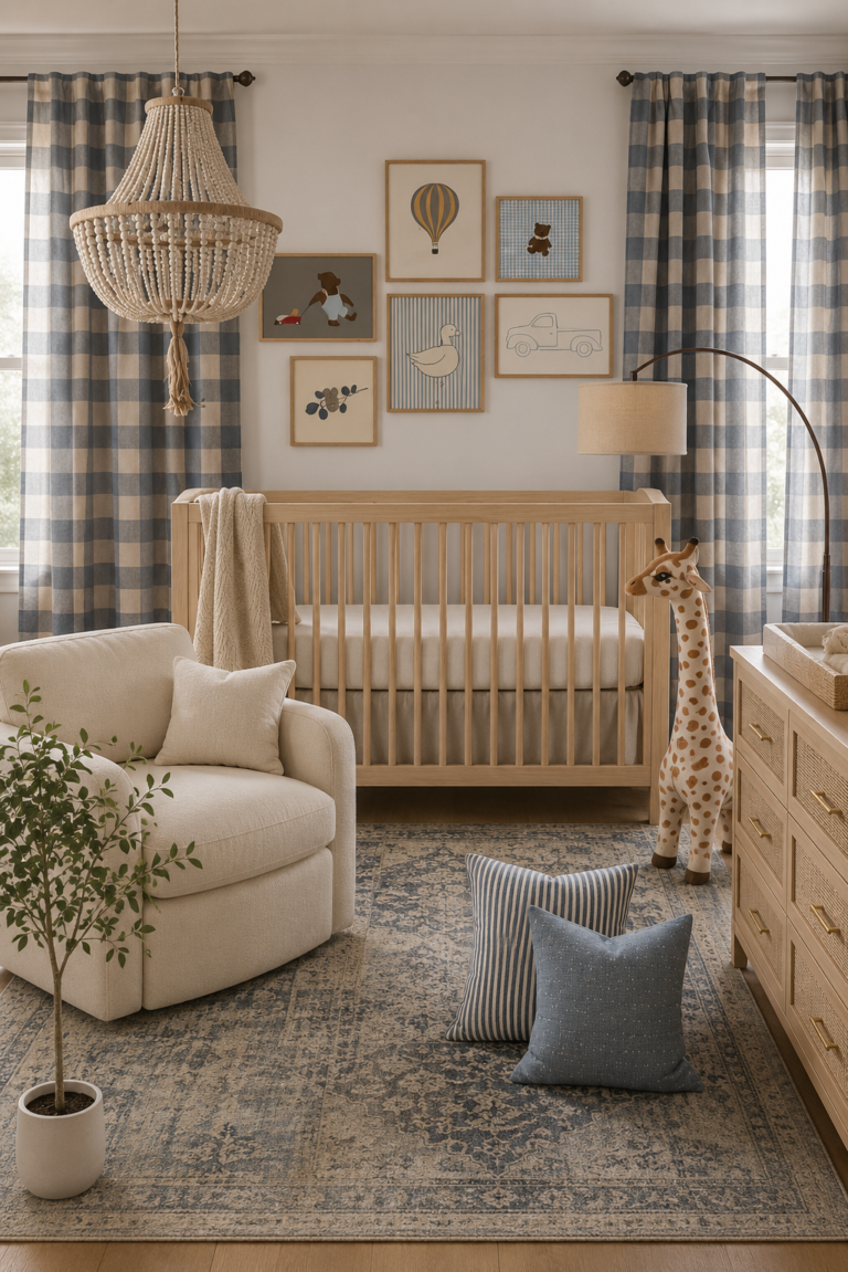 baby blue nursery