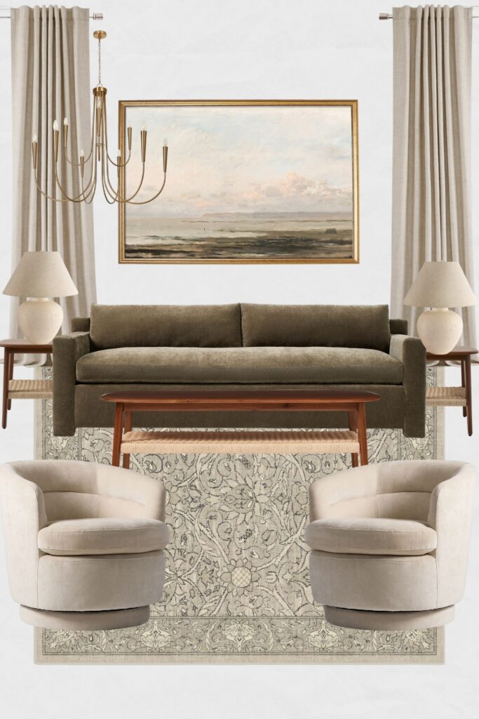 olive-green-and-beige-cream-living-room