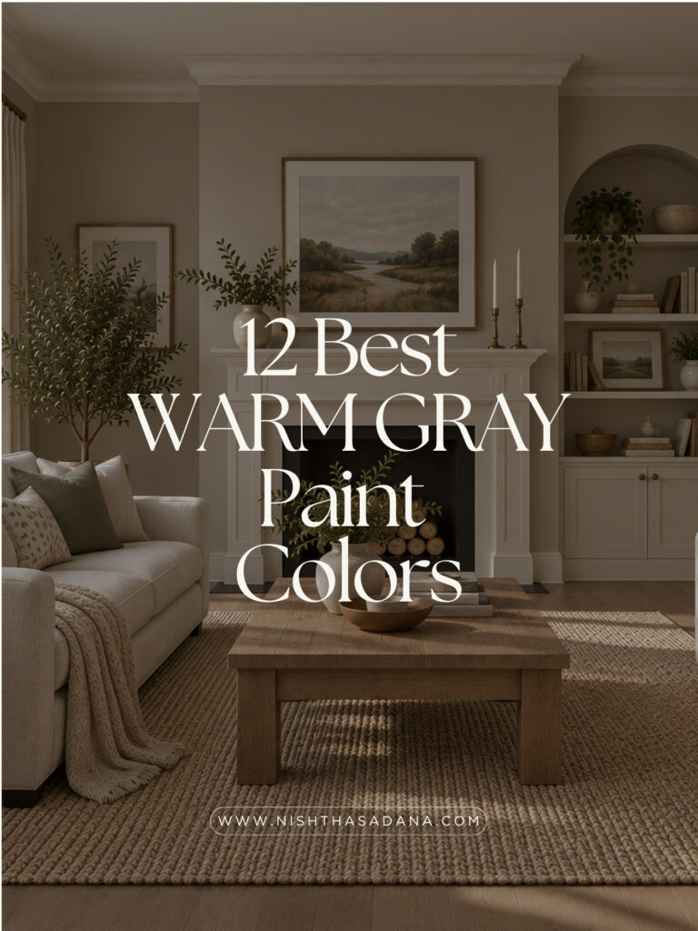 12 Best WARM GRAY Paint Colors